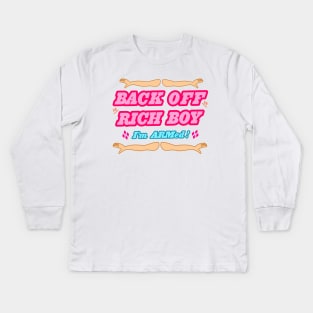 Back off ! Kids Long Sleeve T-Shirt